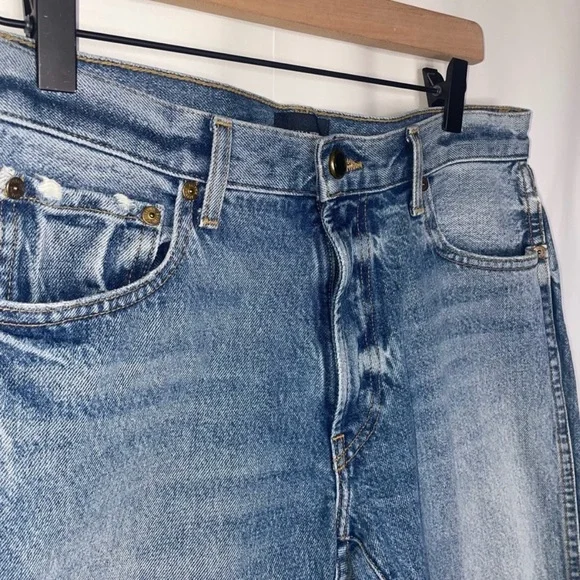 Khaite Blue Distressed Jeans - Picture 4 of 8